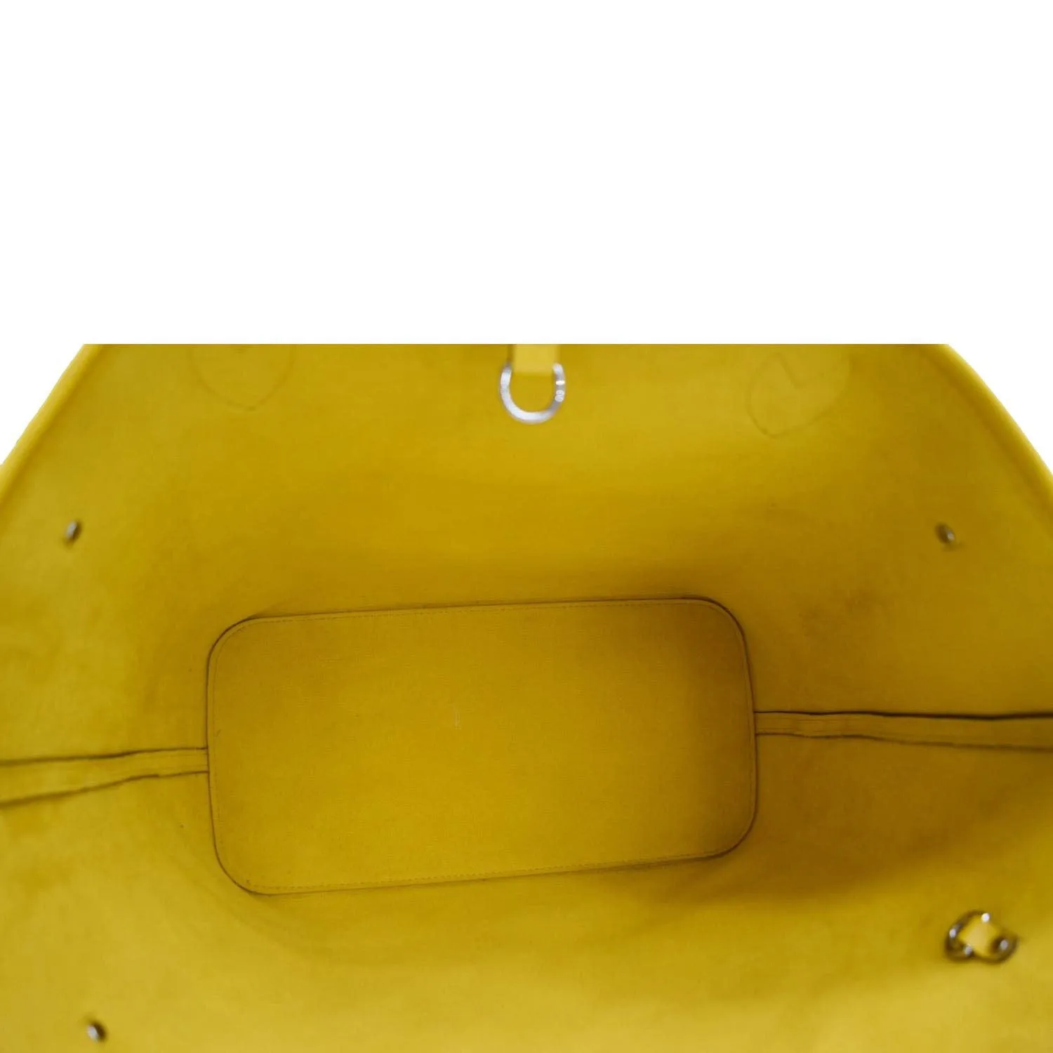 LOUIS VUITTON Neverfull MM Epi Leather Shoulder Bag Yellow