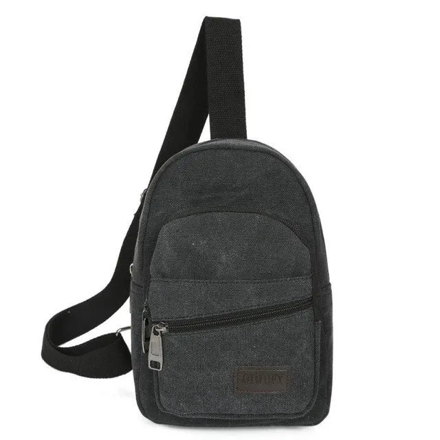 MUQGEW Famous Brand Zipper Open Leather Mens Chest Bags Fashion Travel Crossbody Bag Man Messenger Bag #LREW