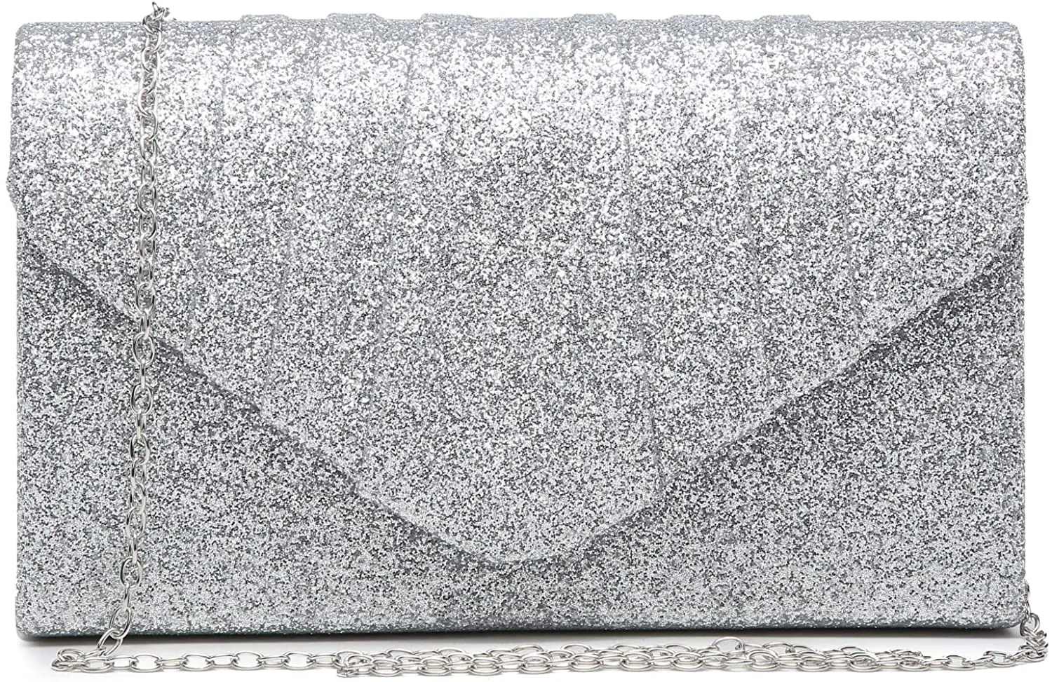 Pleated Camel Velvet Envelope Clutch Handbag Bridal Purse