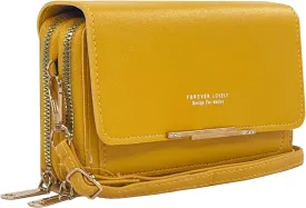 PORT&LOTUS Crossbody Handbag for Women PU Leather Bag