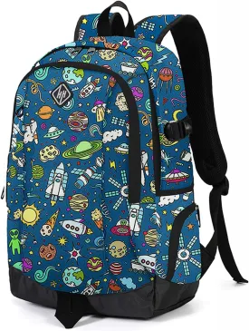 rickyh style School Backpack Travel Bag for Men & Women Lightweight College Back Pack with Laptop Compartmen