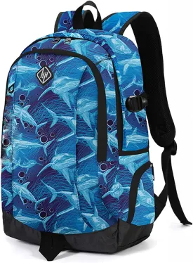 rickyh style School Backpack Travel Bag for Men & Women Lightweight College Back Pack with Laptop Compartmen