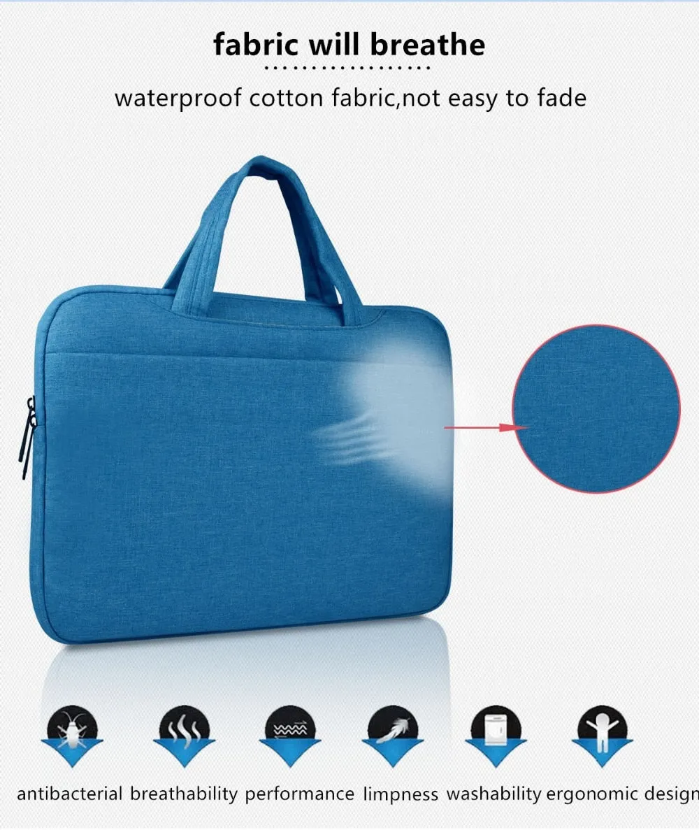 Sidiou Group Laptop Bag For Macbook Air Pro Multifunction Waterproof Notebook Sleeve Handbag