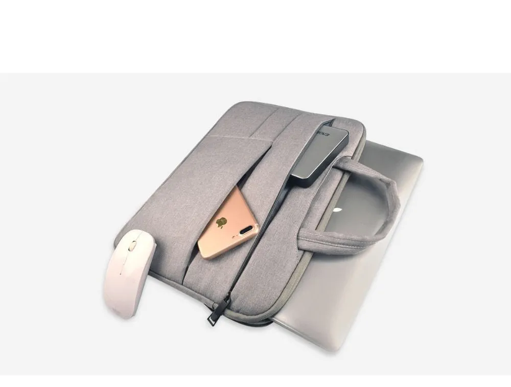 Sidiou Group Laptop Bag For Macbook Air Pro Multifunction Waterproof Notebook Sleeve Handbag