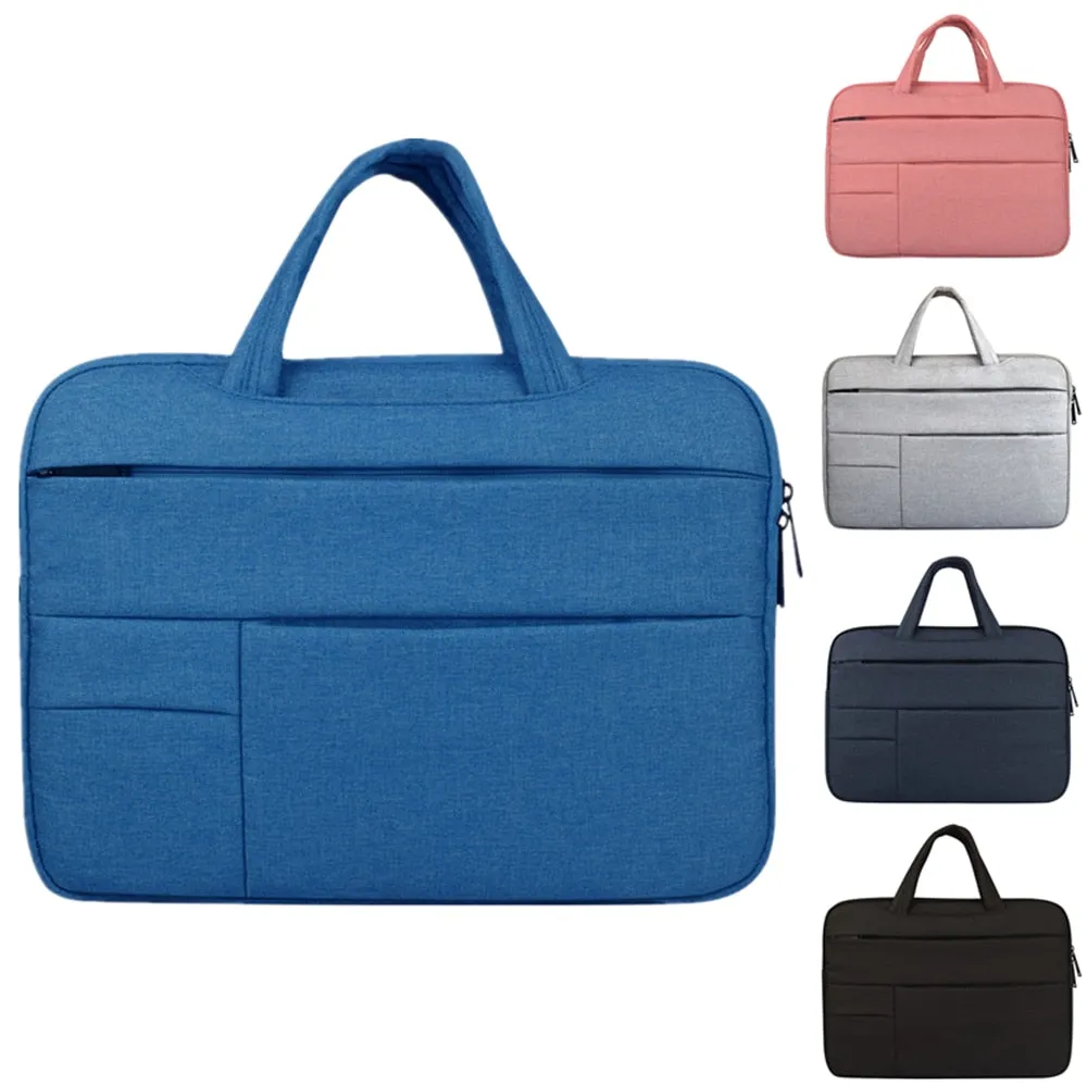 Sidiou Group Laptop Bag For Macbook Air Pro Multifunction Waterproof Notebook Sleeve Handbag