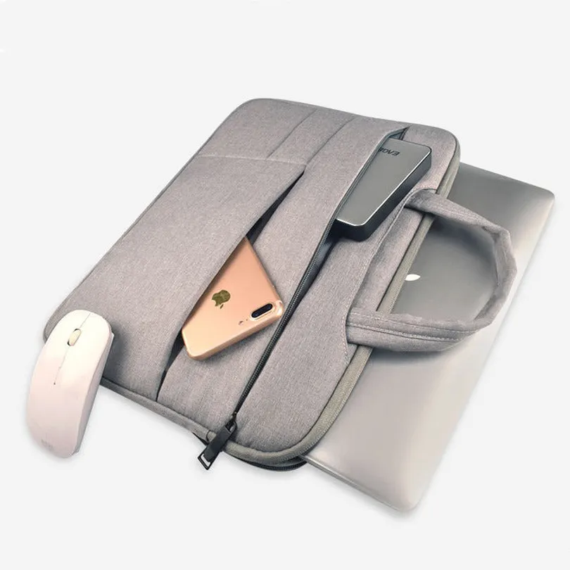 Sidiou Group Laptop Bag For Macbook Air Pro Multifunction Waterproof Notebook Sleeve Handbag