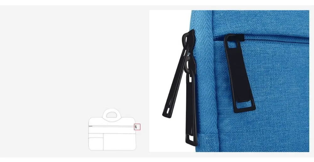 Sidiou Group Laptop Bag For Macbook Air Pro Multifunction Waterproof Notebook Sleeve Handbag