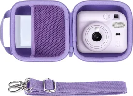 Storage Case Compatible with Fujifilm Instax Mini 12/11 Instant Camera (Lilac Purple Case)