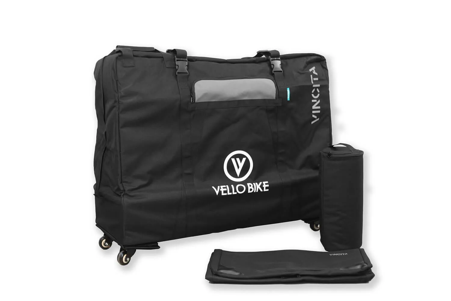 Transport bag with wheels (padded)