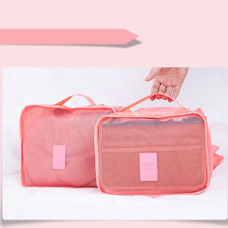 Travel Organiser Bags Set Clothes Storage Packing Cubes Pouches Luggage Suitcase